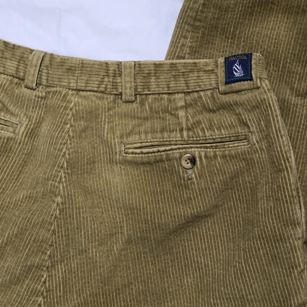 Nautica Men's Brown Corduroy Trousers